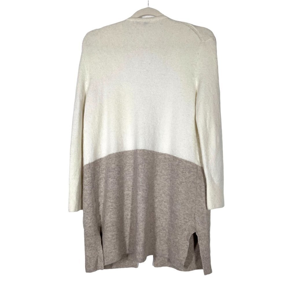 Madewell Cardigan Sweater Open Front Cream Taupe Alpaca XS - Picture 3 of 8